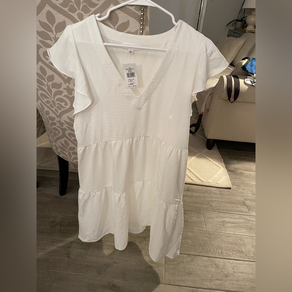 White summer dress/coverup